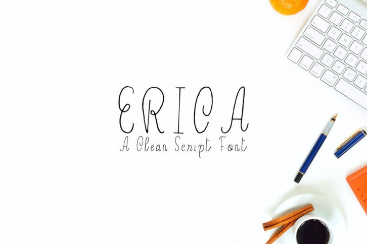 Erica Script Font Font Download