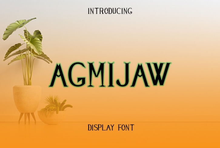 Agmijaw Font Download