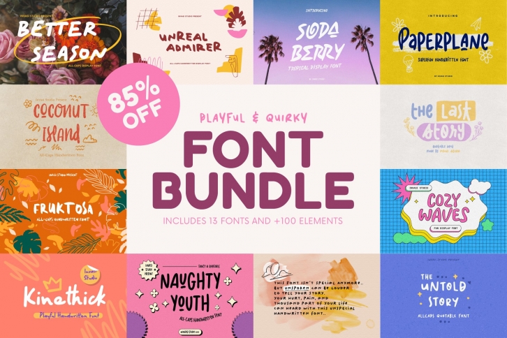 Playful Bundle SALE!! Font Download