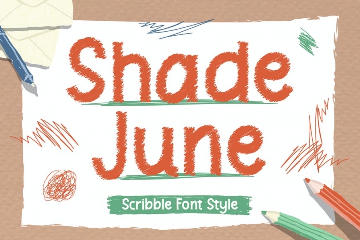 Shade June – Scribble Font Style Font Download