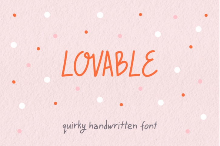 Lovable | Quirky Handwritten Font Font Download