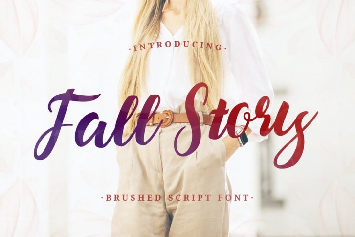 Fall Story – Casual Brush Font Font Download