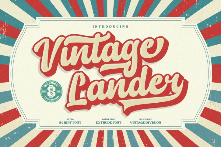 Vintage Lander Font Download