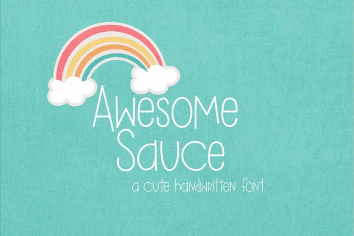 Awesome Sauce Cute Handwritten Font Download