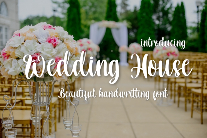 Wedding House Font Download
