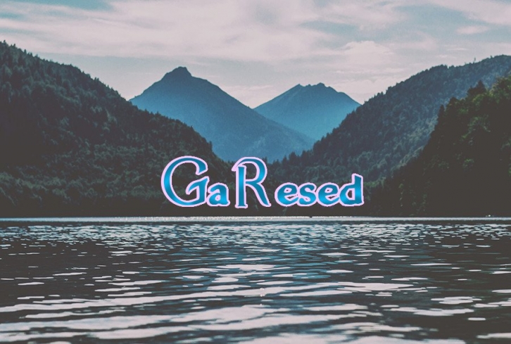 GaResed Font Download