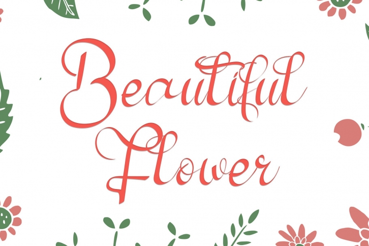 Beautiful Flower Font Download