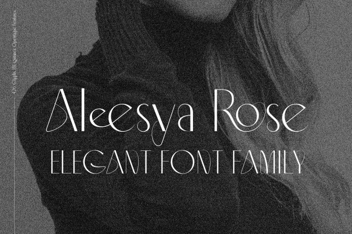 Aleesya Rose Display Family Font Download