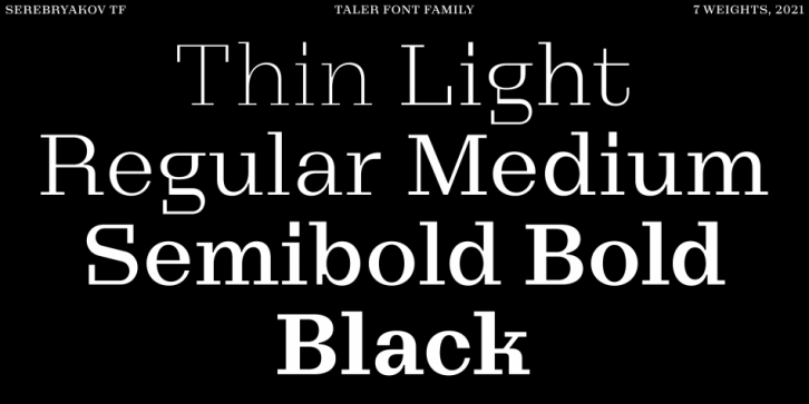 Taler Font Download