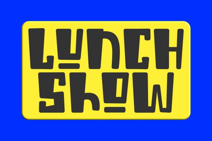 Lunch Show Font Download