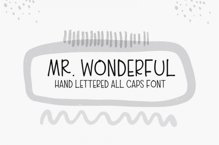 Mr. Wonderful Font Download