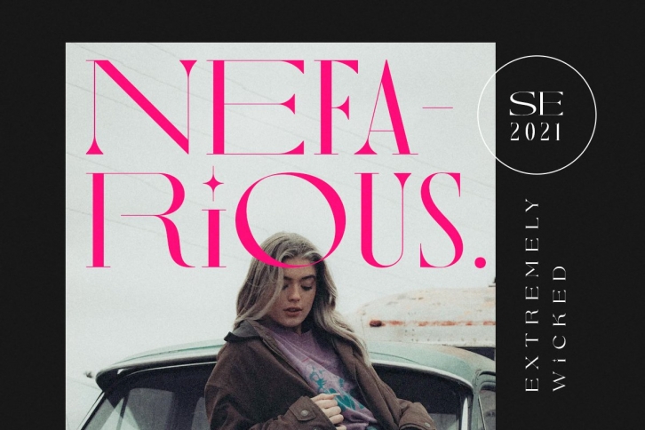 Nefarious Font Download