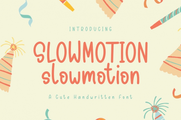Slowmotion Font Download