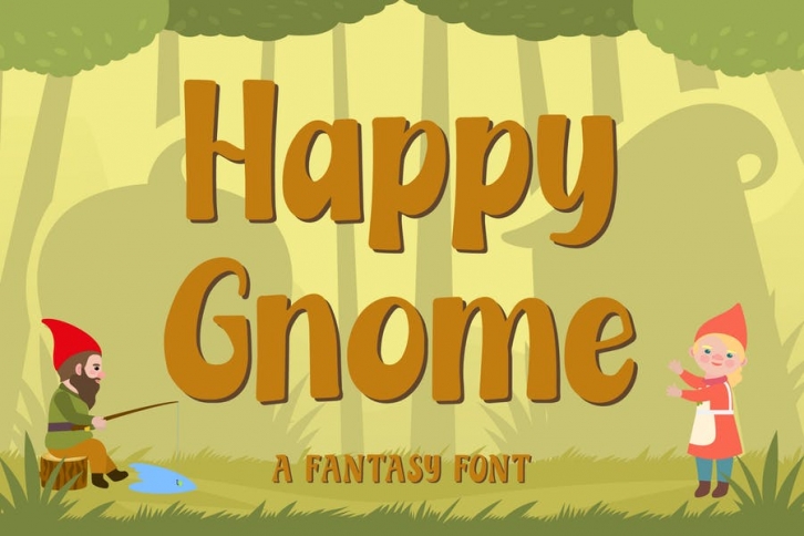 Happy Gnome – Fantasy Font Font Download