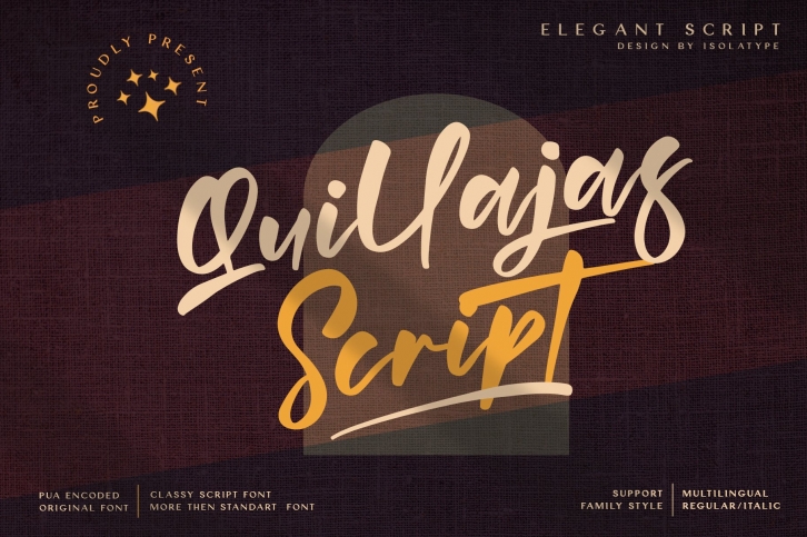 Quillajas Script Font Download