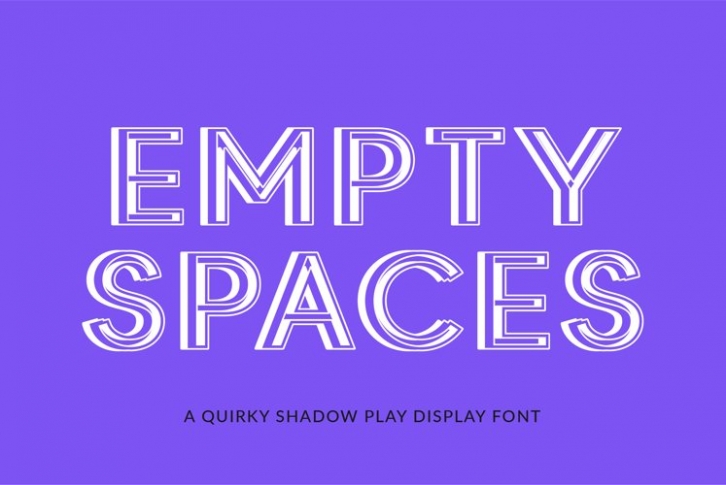 Empty Spaces Font Download