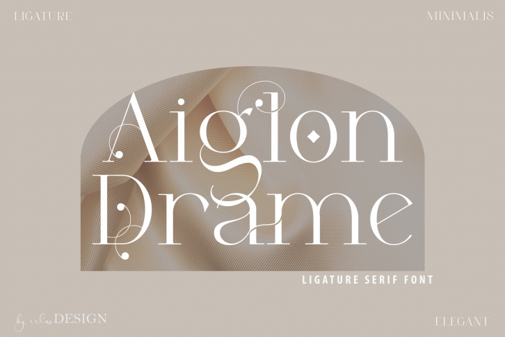 Aiglon Drame Ligature Font Download