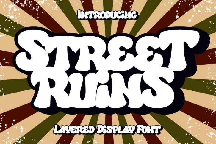 Street Ruins Font Download