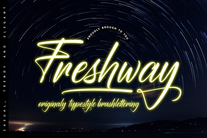 Freshway Originaly typestyle Font Download