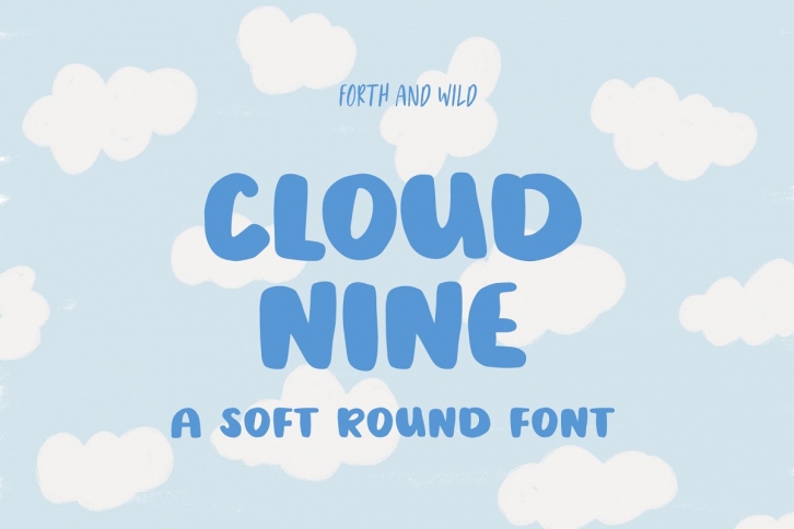 Cloud Nine Round Bold Font Download