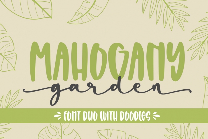 Mahogany Garden Font Download
