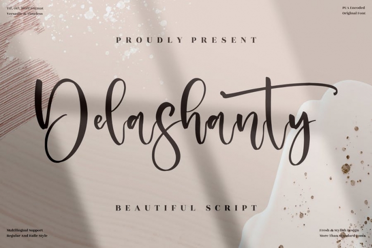 Delashanty Beautiful Script LS Font Download