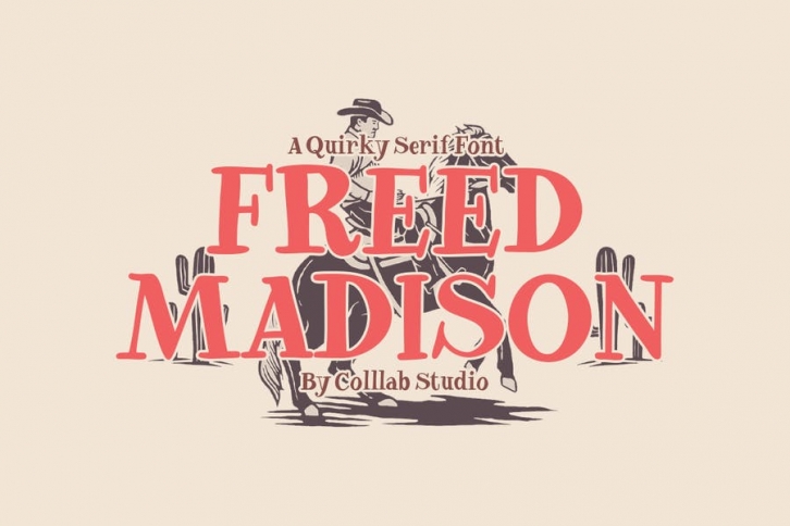 Freed Madison - A Quirky and Playful Serif Font Download