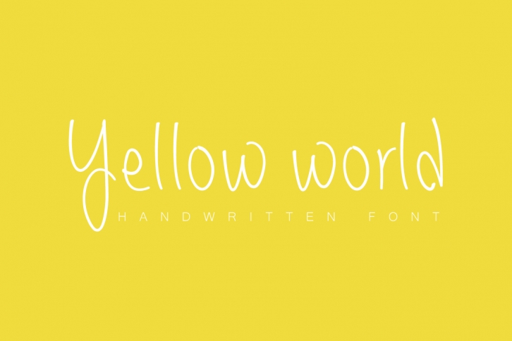 Yellow World Font Download