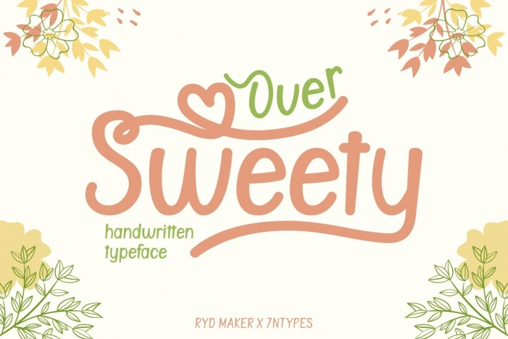 Over Sweety Font Download