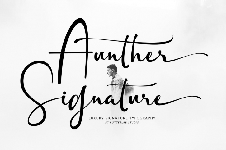 Aunther Signature Font Download