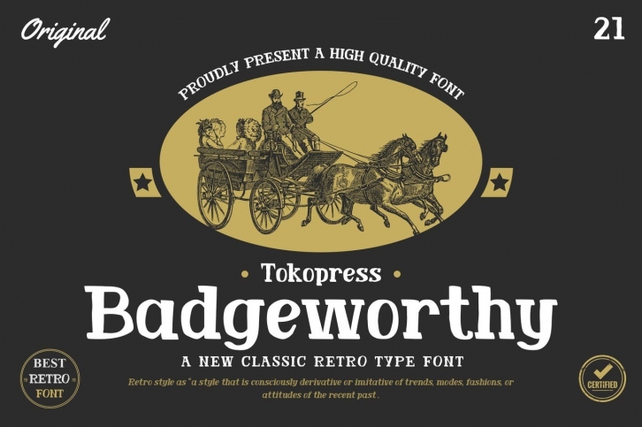 Badgeworthy Font Download