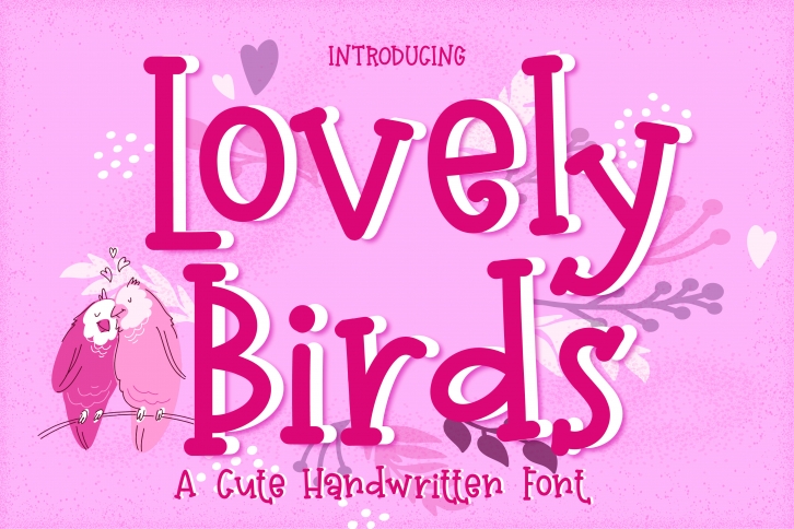 Lovely Birds Font Download