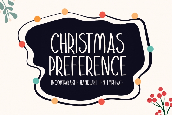 Christmas Preference Font Download