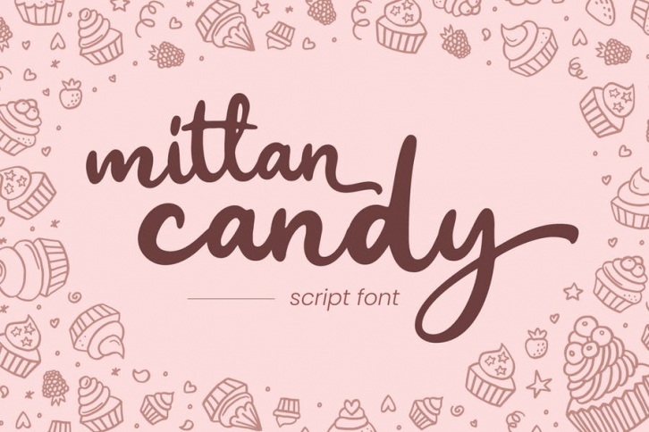 Mittan Candy - Script Font Font Download
