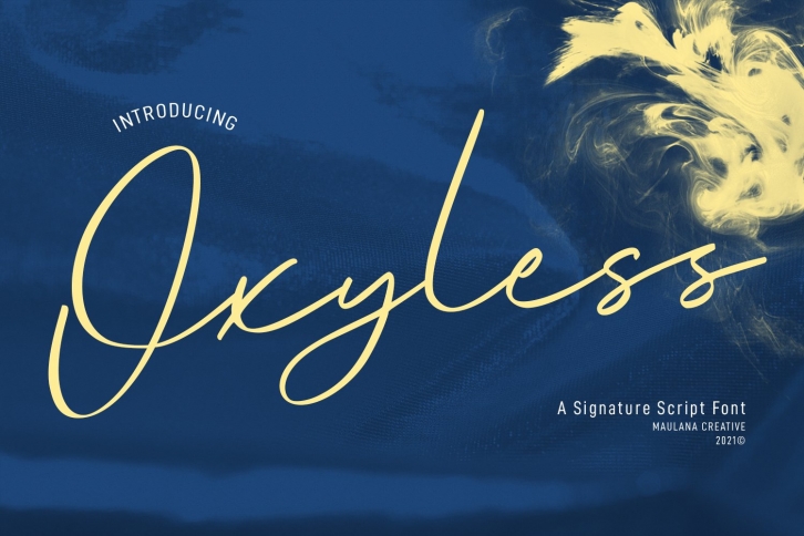 Oxyless Script Font Download