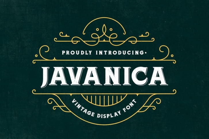 Javanica – Vintage Display Font Font Download