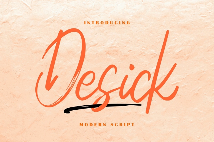 Desick Modern Script Font Download