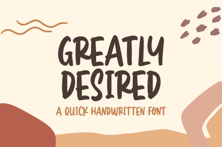 Greatly Desired Font Download