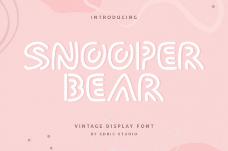 Snooper Bear Font Download