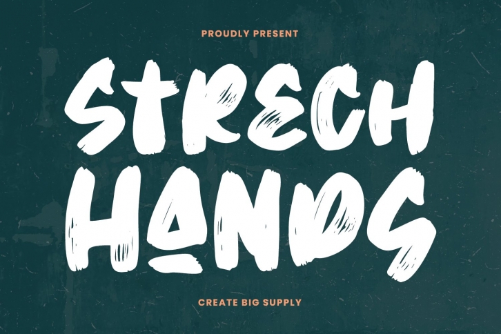 Strech Hands Font Download