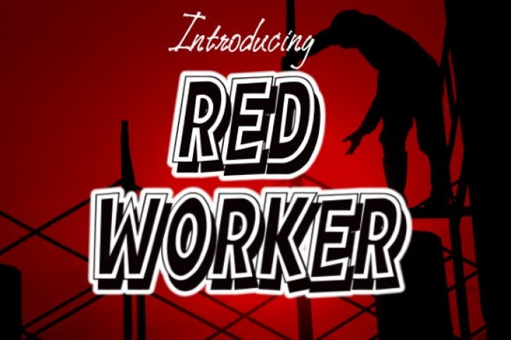 Red Worker Font Download