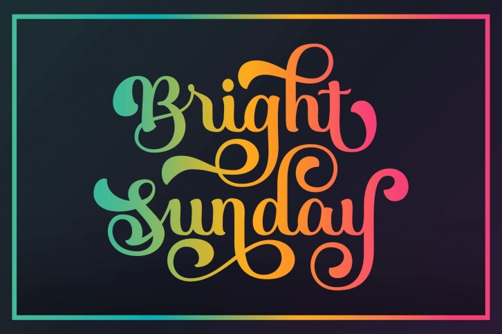 Bright Sunday Font Download
