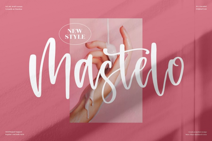 Mastelo Handwritten Font LS Font Download