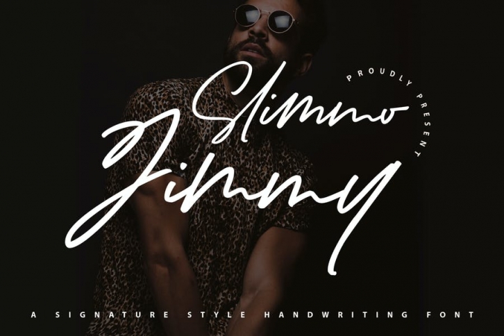 Slimo Jimmy | Signature Handwriting Font Font Download