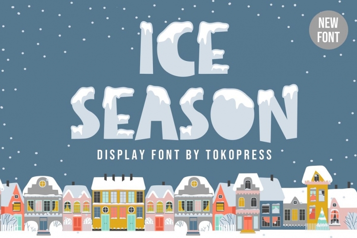 Ice Season – Kids font Font Download