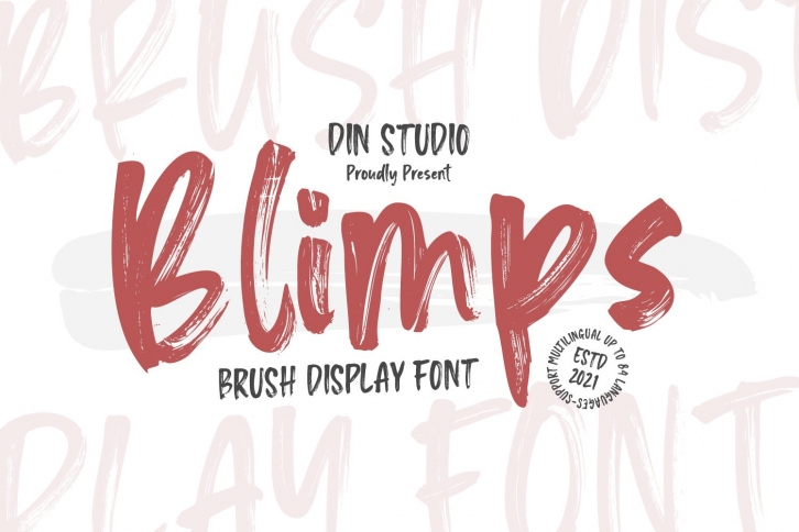 Blipms-Brush Font Download