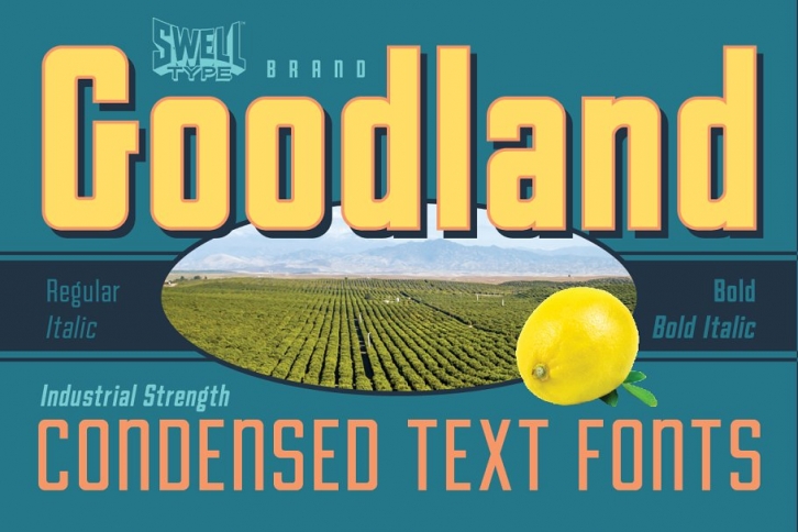 Goodland Condensed Text fonts Font Download