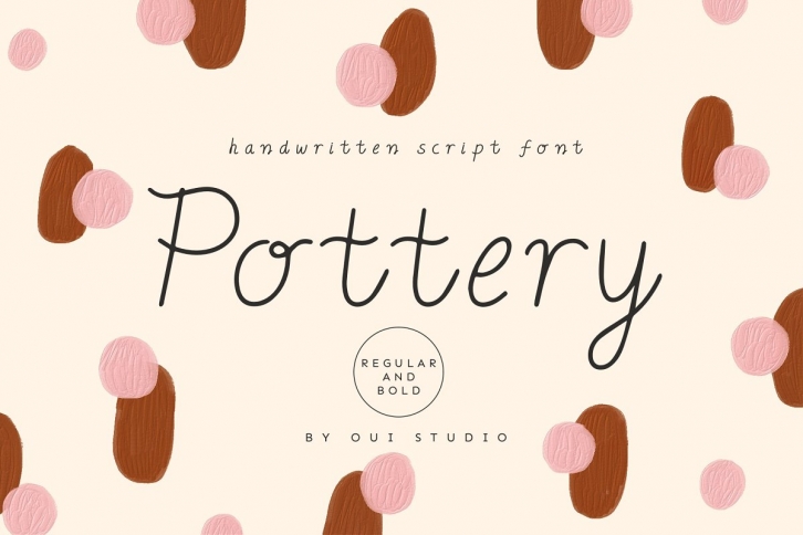 Pottery Handwritten Script Font Download