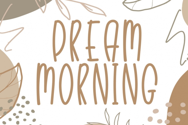 Dream Morning Font Download