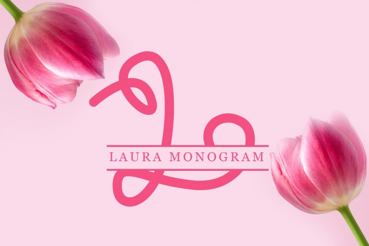 Laura Monogram Font Download